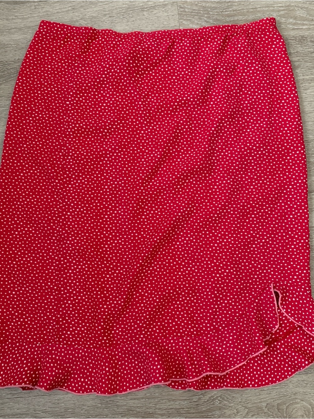 Vintage FL Malik Red Polka Dot Skirt Size S